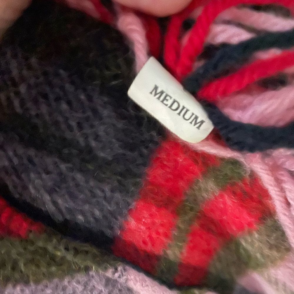 Pioneer Wear RARE Reversible Riding Poncho Wool Red Buffalo Plaid Waterproof - Picture 6 of 12